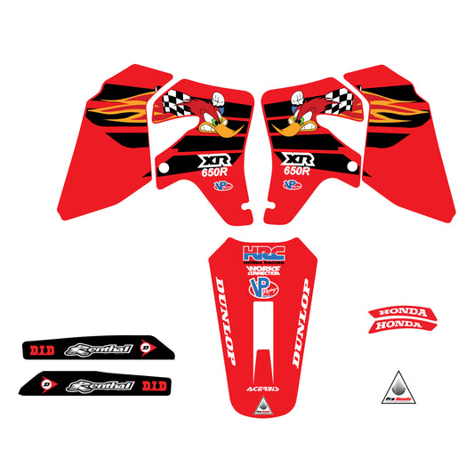 Honda XR650R Graphics Kit | Shroud & Tank Decals