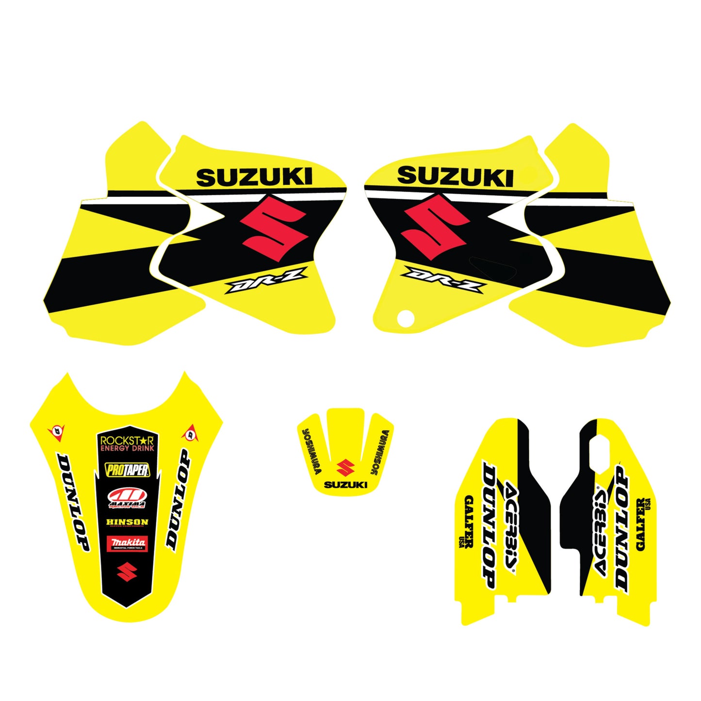 Suzuki Graphics Kit DRZ400 DRZ400SM 2000-2022