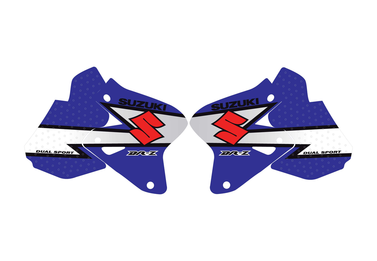 Suzuki Shroud Bolt Graphics DRZ400 DRZ400SM 2000-2022