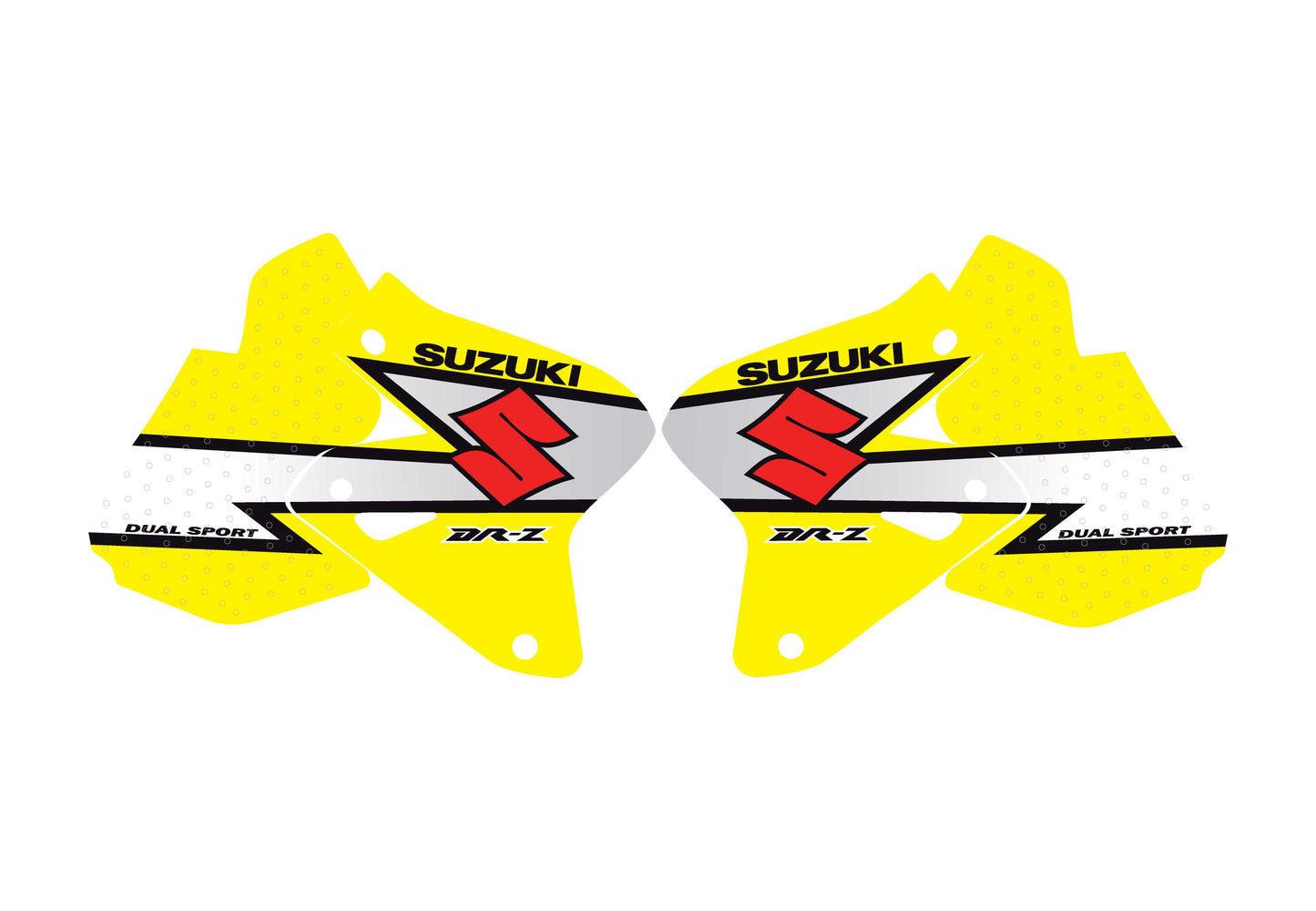 Suzuki Shroud Bolt Graphics DRZ400 DRZ400SM 2000-2022