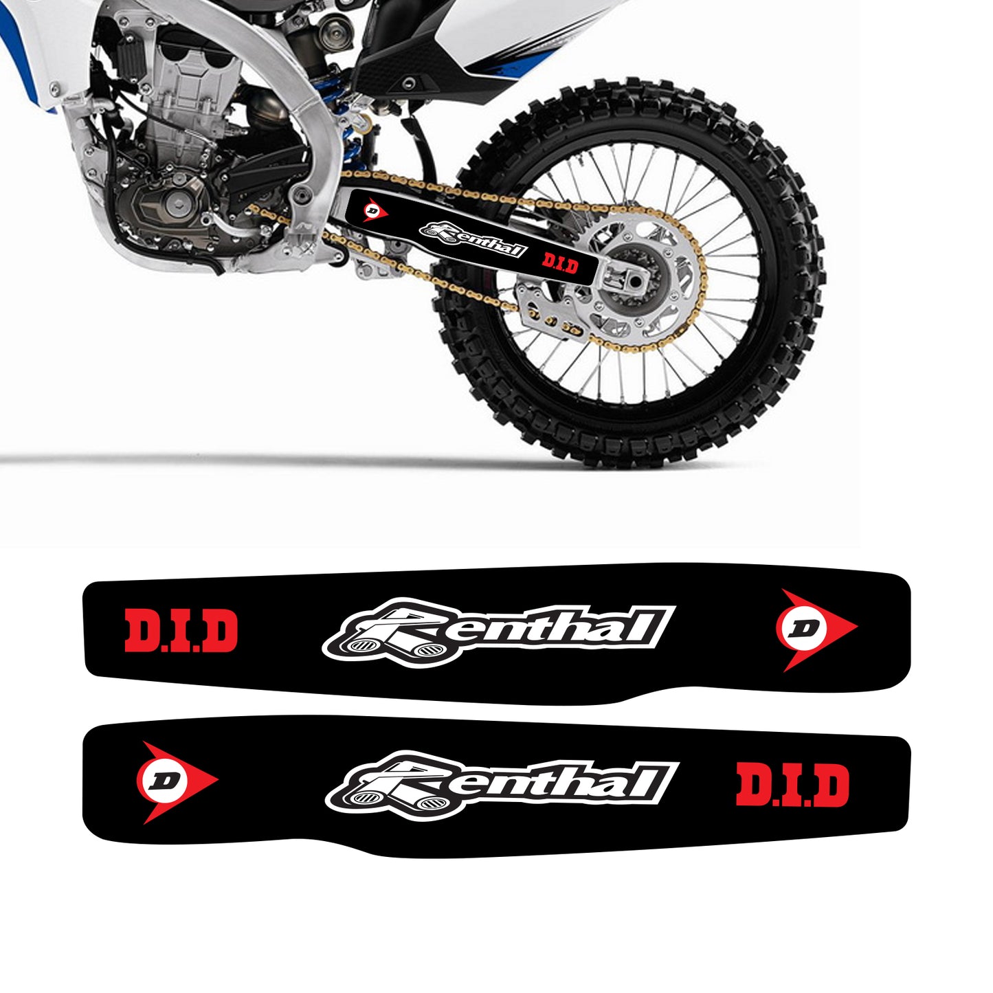 2009-2017 YAMAHA RENTHAL DUNLOP DID LAMINATED SWINGARM GRAPHICS YZ250F YZ450F