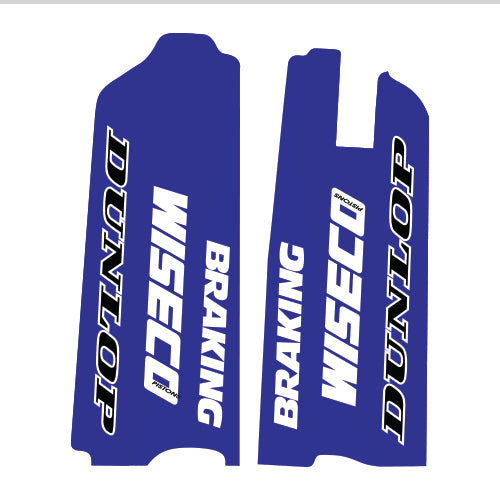 1996-2004 YAMAHA YZ125 YZ250 YZ250F YZ450F fork guard graphics mx laminated decal (Copy) (Copy)