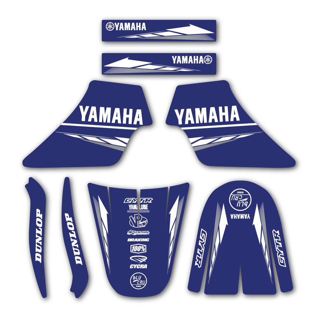 Yamaha PW50 Factory Graphic Decal Sticker Kit Fits 1990-2026