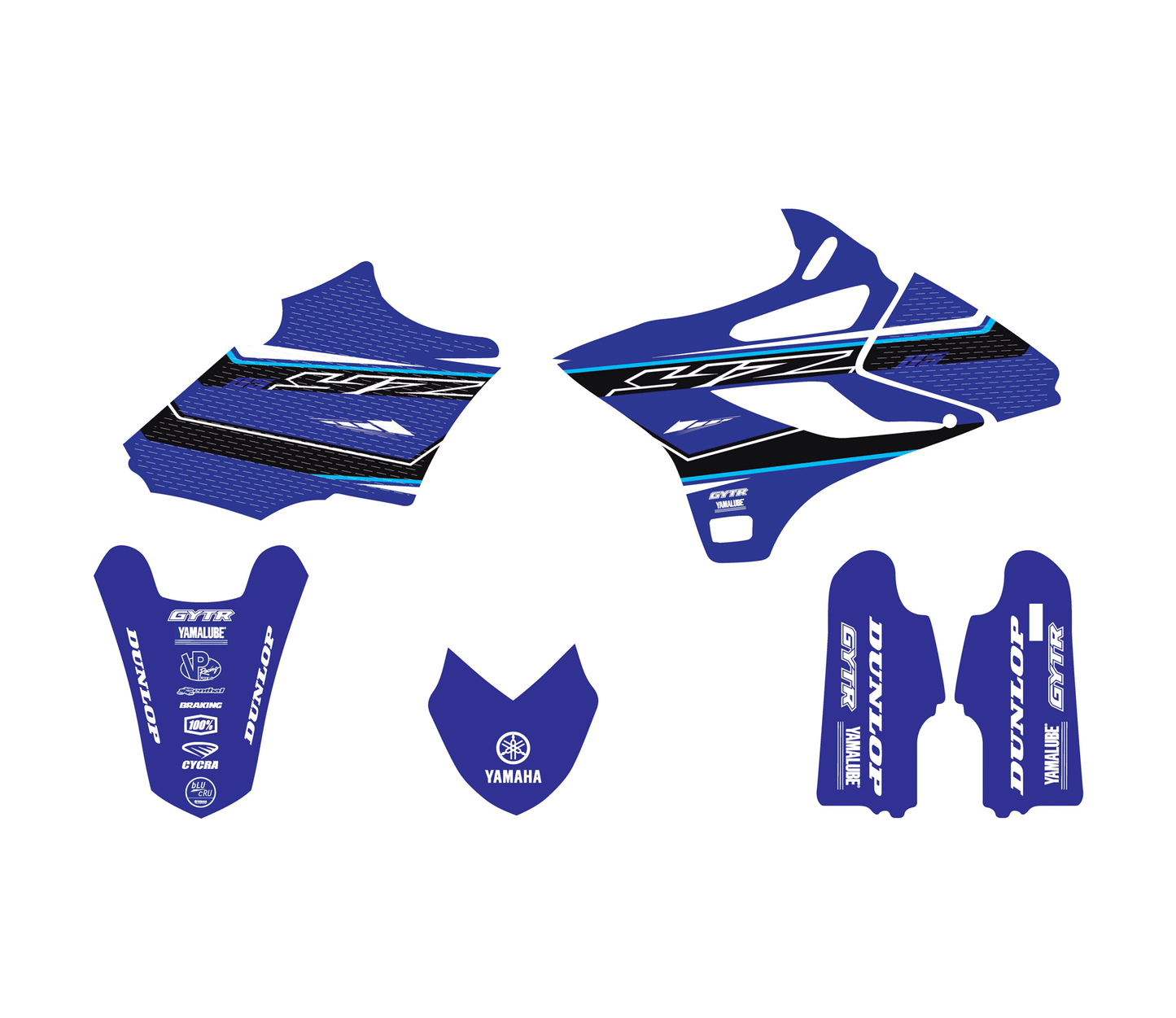 Yamaha YZ85 Graphic Decal Sticker Kit Fits 2002-2021