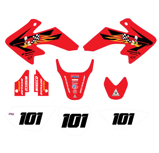 Honda CRF50 Woody graphics kit 2004-2025