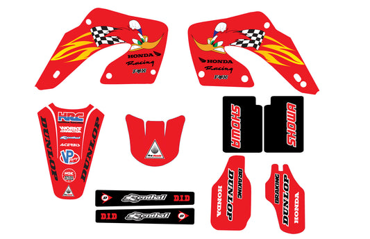 Honda retro graphics kit  CR125/250 2000-2001