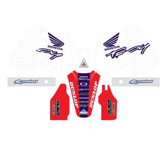Honda YOT graphics kit  CR125/250 1995 1996
