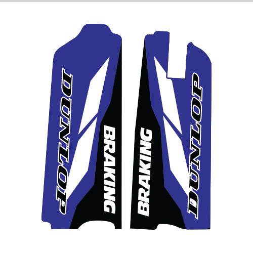 1996-2004 YAMAHA YZ125 YZ250 YZ250F YZ450F fork guard graphics mx laminated decal (Copy) (Copy)