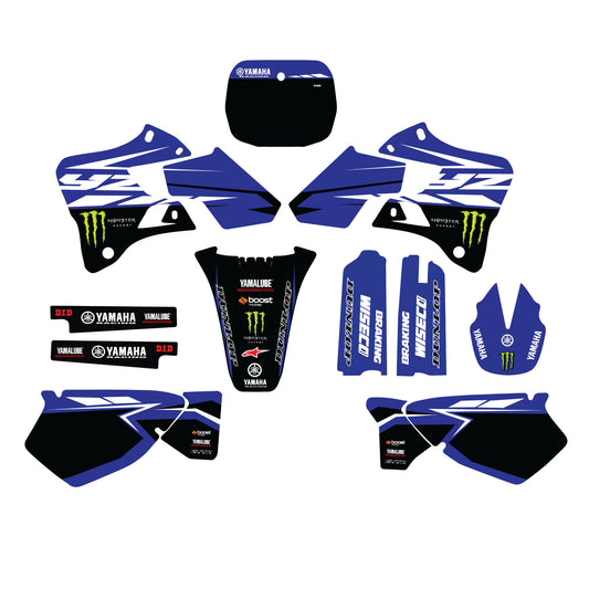 Yamaha Factory Graphic Kit  YZ125 YZ250 1996 1997 1998 1999