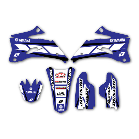 Yamaha Team Blue Graphic Kit YZ250F YZ450F 2006-2009