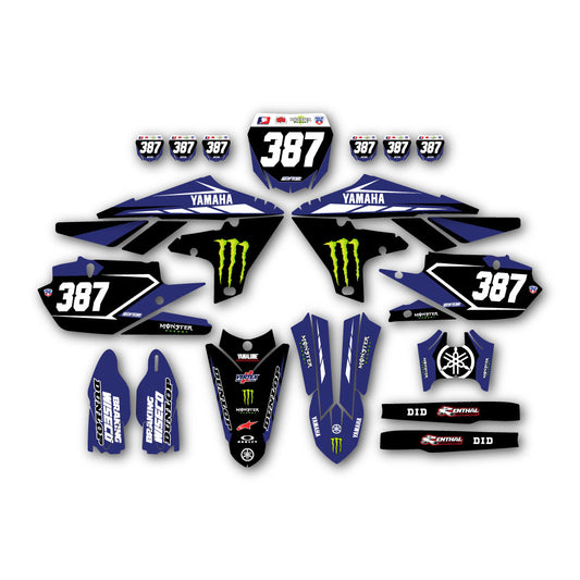 Yamaha Team Graphic Kit YZ250F YZ450F 2019-2023