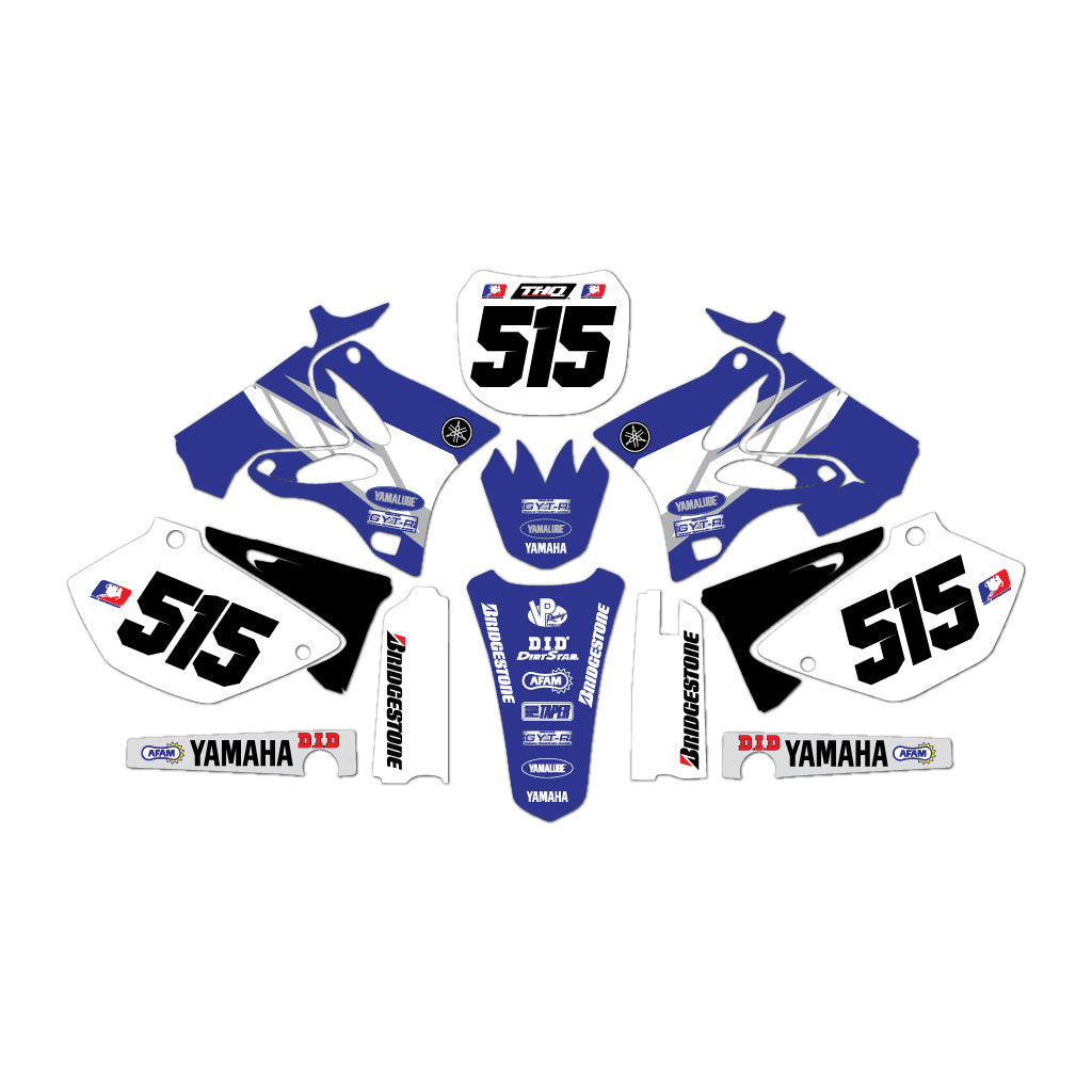 Yamaha Factory Graphic Kit  YZ125 YZ250 2000-2013